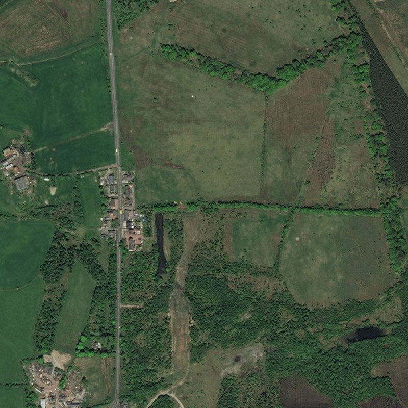 Stand Oil Works - Aerial, courtesy National Library of Scotland