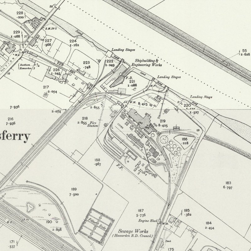 St. David's Oil Works - 25" OS map c.1911, courtesy National Library of Scotland